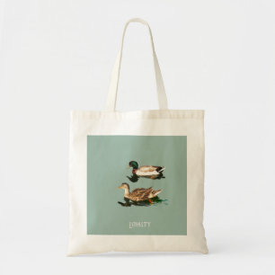 Eenden wilde eenden tote bag