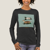 Eenden wilde eenden Tri-Blend shirt (Voorkant)