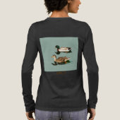 Eenden wilde eenden Tri-Blend shirt (Achterkant)