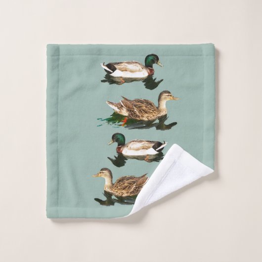 Eenden wilde eenden washandje (Wasdoekje)