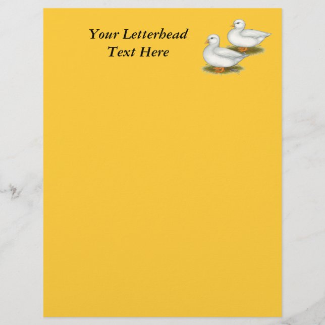 Eenden: Witte oproepen (Voorkant)