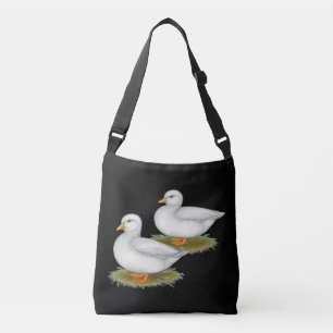 Eenden: Witte oproepen Crossbody Tas