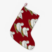 Eenden: Witte oproepen Kleine Kerstsok (Voorkant (Hangend))