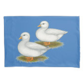 Eenden: Witte oproepen Kussensloop (Voorkant)