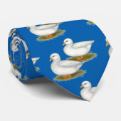 Eenden: Witte oproepen Stropdas (Opgerold)