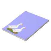 Eenden: Witte pekins Notitieblok (Linkerzijde)