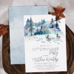 Eenden Woodland Forest Natuur 50th Birthday Party Folie Uitnodiging<br><div class="desc">Natuur-themed bosgebied met eenden feest voor zijn 50e verjaardag met echte zilver,  goud of gouden rozen folie. Composietontwerp per feestdag — Design.</div>