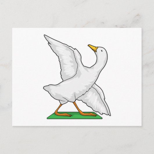 Eenden Yoga Meditatie Fitness Briefkaart (Voorkant)