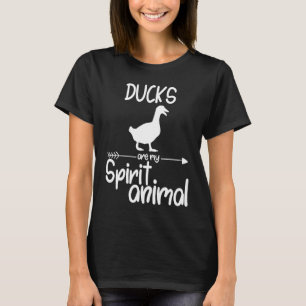 Eenden zijn mijn diertje voor mannen, vogelpest. t-shirt