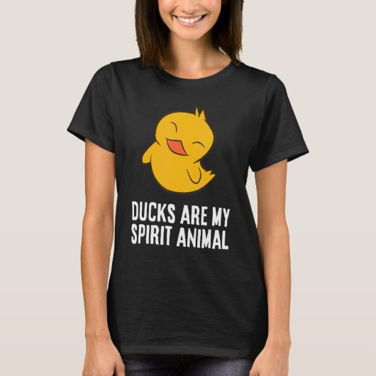 Eenden zijn m'n dierlijk handje. t-shirt (Voorkant)