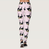 Eenden: Zwarte Cayugas Leggings (Achterkant)