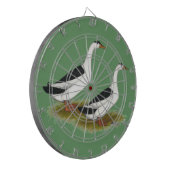 Eenden: Zwarte Magpies Dartbord (Voorkant Links)