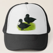 Eenden: Zwarte Vraag Trucker Pet (Voorkant)