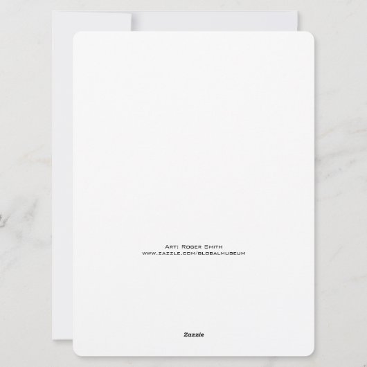 eendenbanaan feestdagenkaart (Achterkant)