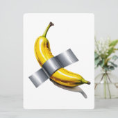 eendenbanaan feestdagenkaart (Staand voorkant)