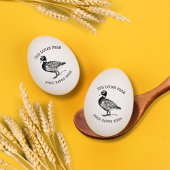  eendenboerderij gepersonaliseerde eierstempel rubberstempel