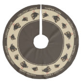 eendenboomrok kerstboom rok (Voorkant)