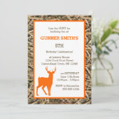 Eendencamouflage / Camo-hertenverjaardagsfeestje Kaart (Staand voorkant)