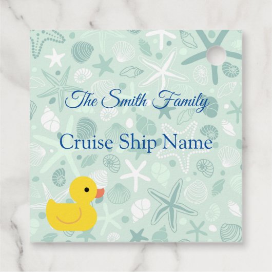 eendencruise-Label Bedankjes Labels (Achterkant)