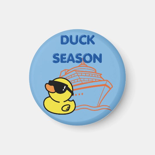 eendencruiseschip magneet (Voorkant)