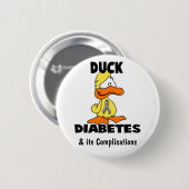 Eendendiabetes - Gepersonaliseerd Ronde Button 5,7 Cm (Voorkant /achterkant)