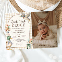  eendeneend Deuce Balloon 2e verjaardag foto