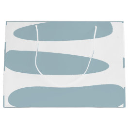 Eendenei Blauw en Wit Abstracte Grote Cadeautas