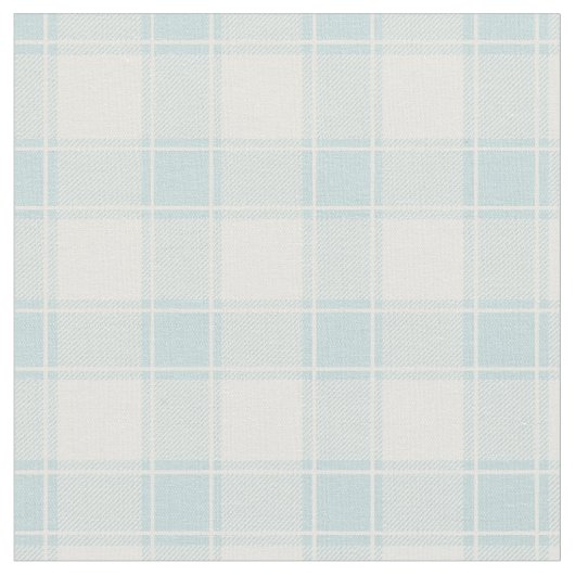 Eendenei Blauw & Wit Buffalo Plaid Stof (Close Up)