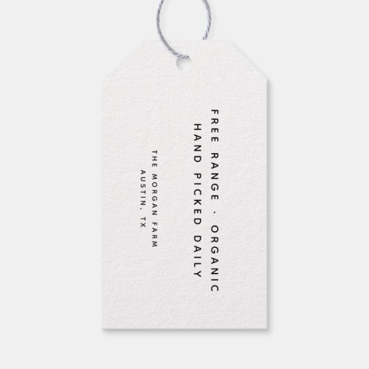  eendenei kartonnen Label Cadeaulabel (Achterkant)