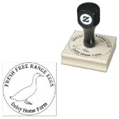 Eendeneieren Eenvoudig Bedrijf Rubberstempel (Gestempeld)