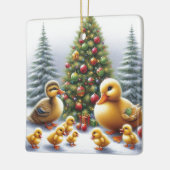 Eendenfamilie Kerst Ornament (Links)
