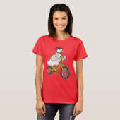 eendenfiets t-shirt (Voorkant volledig)