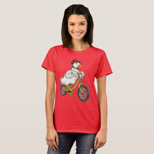 eendenfiets t-shirt (Voorkant volledig)