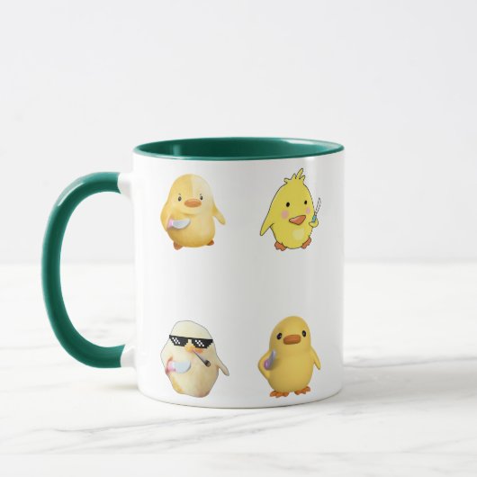 Eendenhouder Mes Mok voor Memes Fans Mok Cadeau (Links)