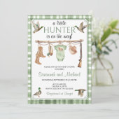 Eendenjacht Baby Shower Kaart (Staand voorkant)