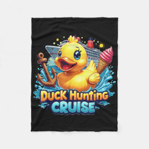 Eendenjacht Cruise Jager Rubber Eendje Zomer Boot Fleece Deken