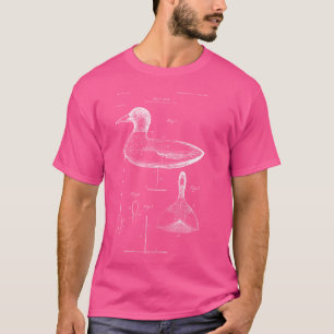 Eendenjacht Lokaas Houten Wilde Eend Snijwerk T-shirt