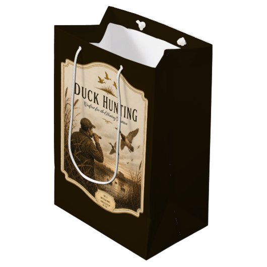 Eendenjacht medium cadeauzakje (Voorkant Gekanteld)