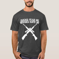Eendenjacht Shirt Eenden Zijn Bang Voor Mij Bazen