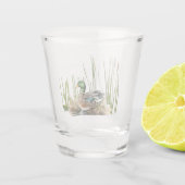 Eendenjacht  shot glas (Achterkant)