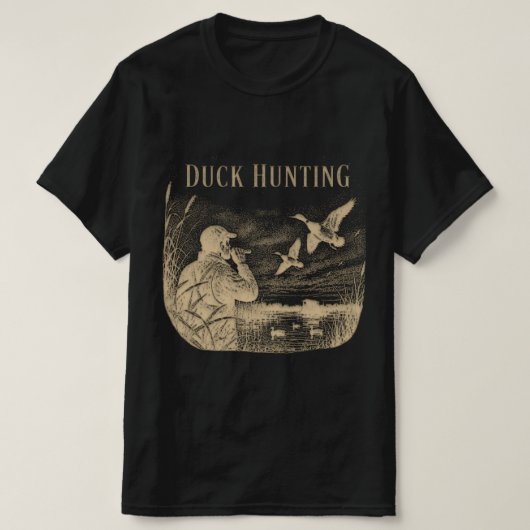 Eendenjacht  t-shirt (Design voorkant)