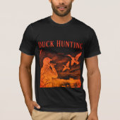 Eendenjacht  t-shirt (Voorkant)