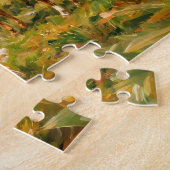 Eendenjacht te paard met Spaniels Legpuzzel (Zijkant)