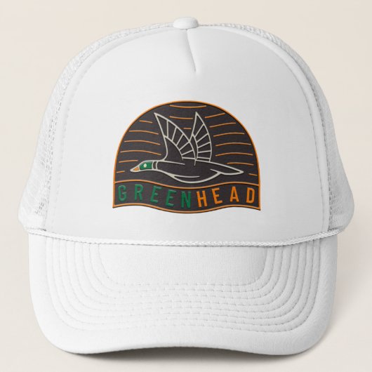 Eendenjacht trucker pet (Voorkant)