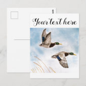 Eendenjagers Briefkaart (Voorkant / Achterkant)