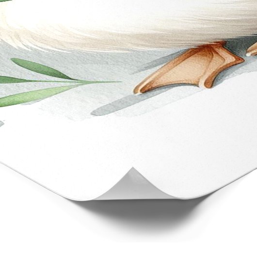 Eendenkinderkamer Muur Kunst Poster (Hoek)