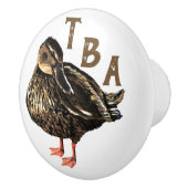 eendenknop keramische knop (Rechts)