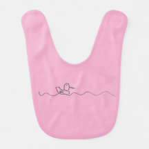 Eendenkwartel slabbetje roze