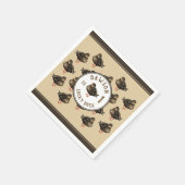 eendenpapieren servet (Hoek)