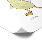 Eendenposter Knuffel boerderij Baby Dier Vogel Kun Poster (Hoek)